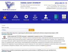 Tablet Screenshot of gamma.spb.ru