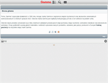 Tablet Screenshot of gamma.tm.pl