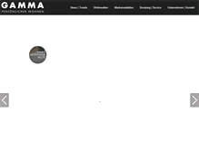 Tablet Screenshot of gamma.ch